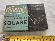 Vintage Precision Engineering Square - Moore & Wright No. 400/4 - Boxed - VGC