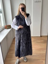Genuine Fur Vest Midi Length