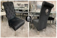 Louis dining table black