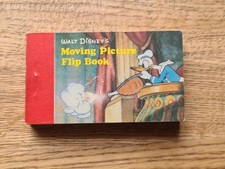 1980s Vintage WALT DISNEY Donald Mickey MOVING PICTURE Mini FLIP BOOK ANIMATION2