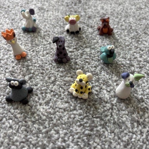 Vintage miniature clay animal - miniature,
