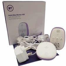 BT Audio Baby Monitor 400 Digital HD Sound Level Lights Nursery Sleeping Sleep