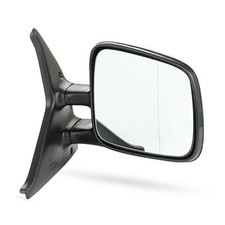 For VW Transporter T4 Van 1990-2003 Manual Wing Mirror Black Cover Drivers Side