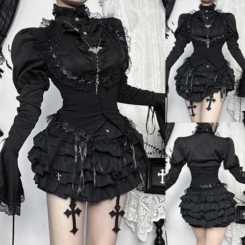Women gothic halter neck - women's,