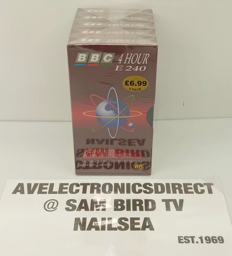 Pack bbc 240 blank vhs - 5,