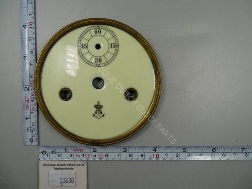 Enameled dial center with - dial,
