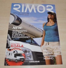 Rimor Special Edition 2009-2010 MotorHomes Brochure Prospekt Italy