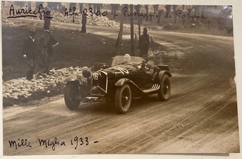 Mille miles 1933 - miles, passage
