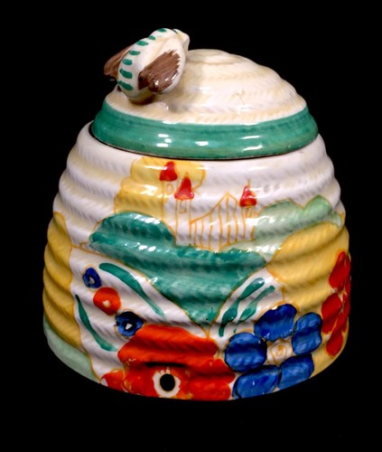 Antique clarice cliff green - antique,
