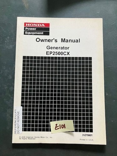 Oem honda ep2500cx - ep2500cx, generator