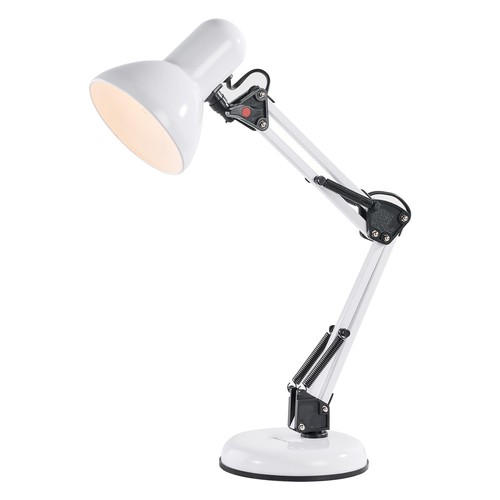 Swing arm desk lamp - desk, white