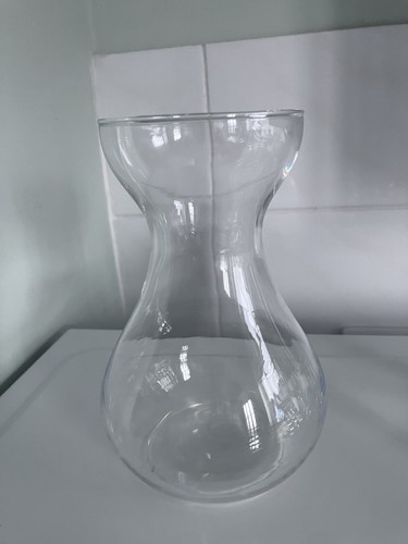 Vintage hyacinth vase clear - hyacinth,
