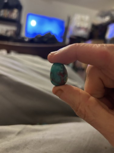 Mini blue stone egg - mini,