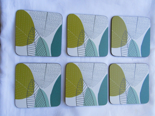 Modern leaf design square - 6,