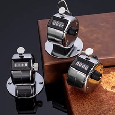 1x Mechanical Hand Tally Counter 4 Digit Manual Clicker Number Counter Tool UK