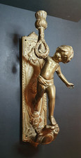 Vintage Italian Cherub Sconce