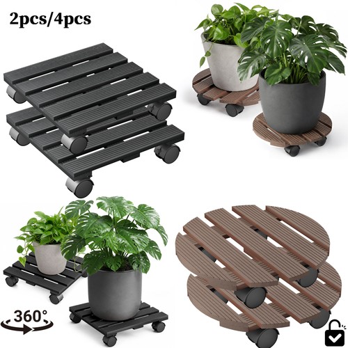 Wpc plant caddy with - plant,