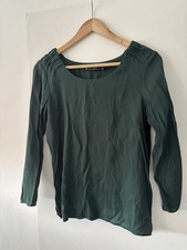 Zara Dark Green Top Size S