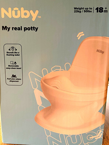 Nuby real potty white - nuby,