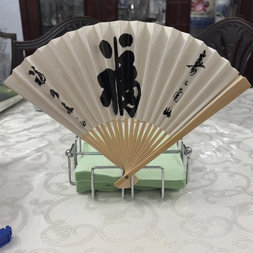 X10 white paper fan folding - paper,
