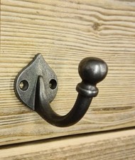 Cast iron Rustic coat hook robe hook vintage old English Victorian retro pegs