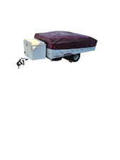 Conway Camargue Trailer Tent  Folding Pop-Up Camper. Complete With All Awnings