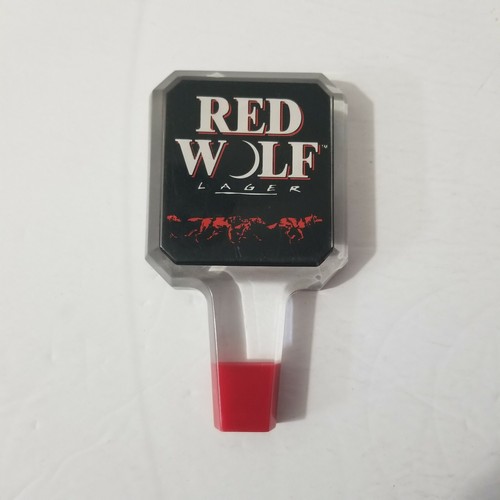 Vintage red wolf lager - wolf, acrylic