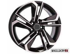 Skoda Fabia R17 5 x 100 alloy wheels 4 x 17 inch black 7j rims VW Polo Seat A...