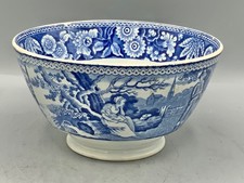 Antique SPODE PEARLWARE Blue