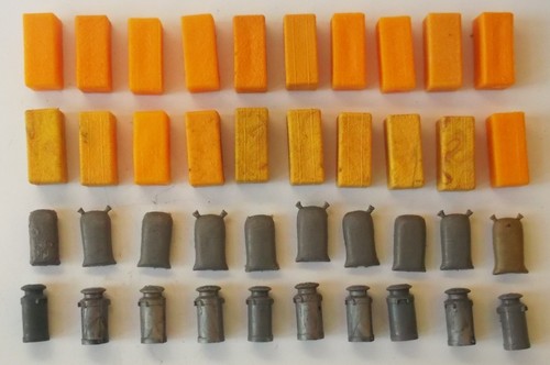 Britains farm lot 20x hay - britains,