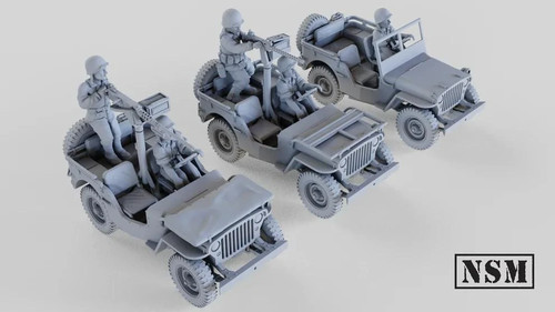 Wwii army willys jeep set - wwii,