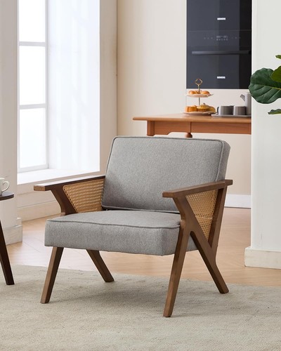 Rattan accent chair - rattan,