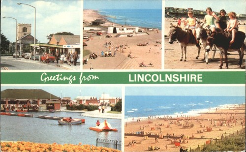 Vintage lincolnshire postcard - lincolnshire,