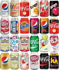 Soft Drink Stickers x24 B, Can