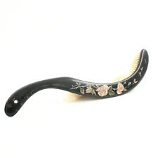 Antique Lacquered Crumb Brush Flower Decorations