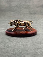 Bull Figurine Cast Bronze