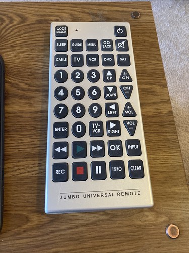 Jumbo universal remote - universal, control