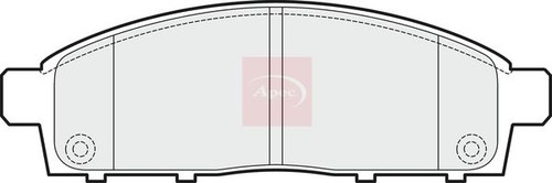 Brake pad set for disc - brake,