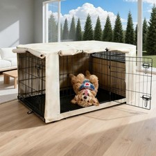 HiCaptain 30in Polyester Dog Crate CoverWindproof Pet Kennel Indoor Outdoor
