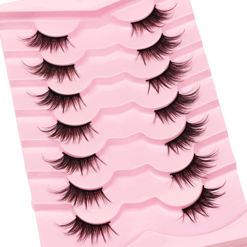Half lashes cat eye - eye, wispy