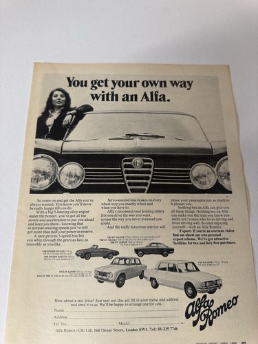Original 1968 alfa romeo 1750 - 1968,