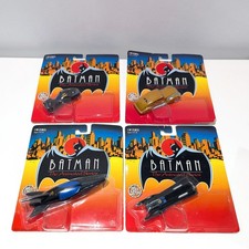 Batman Animated Ertl Die Cast Batmobile, Batbike, Batboat, Bruce Wayne Car