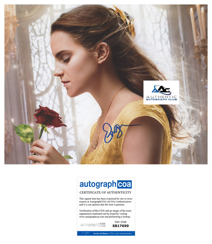 Emma watson autograph signed - emma,