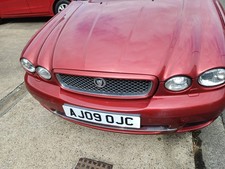 2009 JAGUAR X TYPE FACELIFT FRONT BONNET GRILL RED CHG