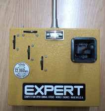 Vintage World Engines EXPERT OPEN GIMBLE Single Stick Radio Control Transmitter