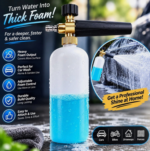 Quick release snow - 1/4", snow-foam
