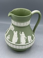 Wedgwood Jasper Ware Jug Sage