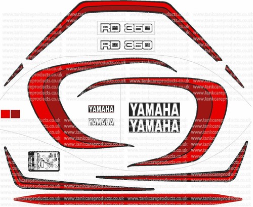 Yamaha rd350lc decal - rd350lc,