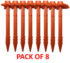 PACK OF 8 Pyramid orange 23cm
