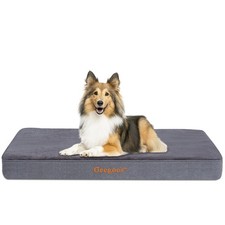 Geegoos Extra Large Memory Foam Dog Bed, Washable Removable Cover, Bed RRP £38